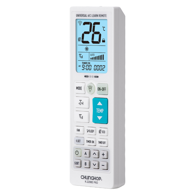 Universal AC Remote with Learning Function Big Button Design Universal A./c Remote Control