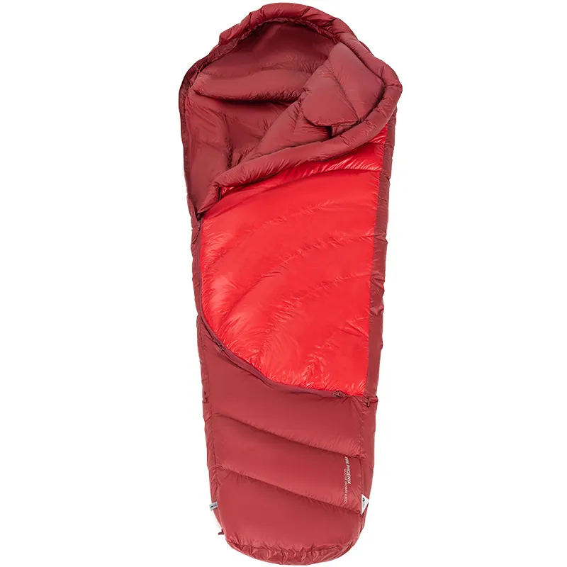 MOBI GARDEN new products outdoor camping single thickened water repellent 800 gray goose down warm sleeping bag