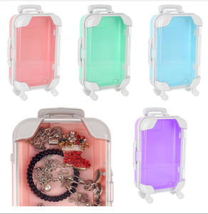 Mini Bavul Paket Kutusu Ambalaj Anahtarlık Şeker Şeffaf Plastik Hediye Kutuları Kendini Savunma Aksesuarları - Product Image 2