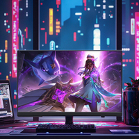 Ventes directes d'usine Moniteur de jeu IPS plat sans bordure de 27 pouces Résolution 1K 165Hz 1ms Temps de réponse Contraste 1000:1