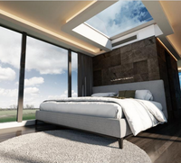 Maison-capsule d'hôtel, capsule spatiale, maison mobile, maisons préfabriquées