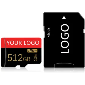 160MB/s Full HD 4K Wholesale Customized Your Logo Class 10 512Gb Memory Card With Adapter