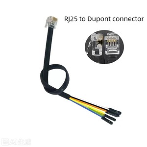 Câble convertisseur RJ25 <span class=keywords><strong>EV3</strong></span> RJ11/RJ12/RJ45, tête cristalline DuPont femelle, câble de données, conducteur en cuivre, isolation en PVC, indice de protection IP67 - Product Image 2