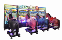 Simulateur d'exercice équestre, machine de jeu de course de chevaux, jeu d'arcade de course de chevaux, personnalisé en anglais