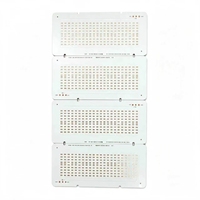 Circuit imprimé en aluminium MCPCB LED personnalisé OEM, épaisseur 1,2 mm, cuivre 35 µm, circuit imprimé gravé pour l'éclairage LED