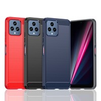 Étui en TPU à texture carbone de luxe avec décoration intégrée pour OnePlus 7T Pro/OnePlus 7, coque de téléphone antichoc