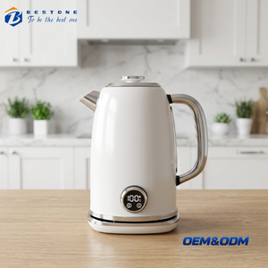 2L White Smart Electric Water <b>Kettle</b> Stainless Steel with Digital <b>Temperature</b> Display 40-100°C Adjustment and 24H Keep Warm - Product Image 1