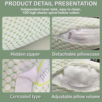 Oreiller de maternité ergonomique en laine pour femmes enceintes, soutien complet du corps pour le dos, le ventre, les hanches, les jambes, housse d'oreiller amovible