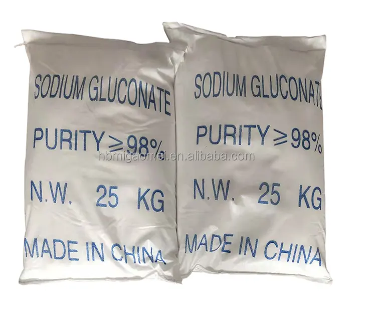 औद्योगिक सफाई रासायनिक निर्यात गुणवत्ता के रूप में शीर्ष विक्रेता सोडियम ग्लूकोनेट 98%