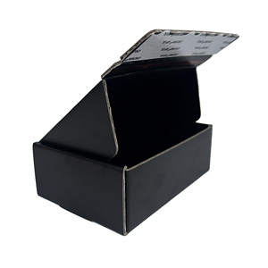 Cajas de Cartón Corrugado Pequeñas <span class=keywords><strong>Idear</strong></span>, Color Negro, Grosor de 2 mm, Laminación Mate, Forro de Esponja Reciclada, Cierre Magnético, Logotipo Personalizado - Product Image 5