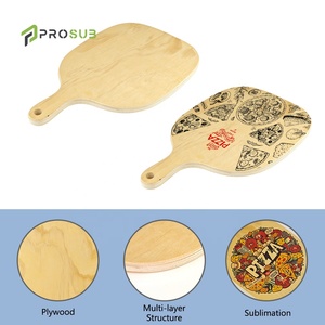 Prosub Custom Logo 7.7*13 ''Diy Hout Hakblok Onregelmatig Ovaal Multiplex Pizza Kaasplank Voor Keuken Hout Sublimatie Bord - Product Image 4