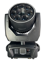 Projecteur de scène LED 7x40W RGBW Bee-eye à tête mobile avec zoom et effet halo pour concerts et événements