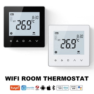 Termostato de Habitación Programable <span class=keywords><strong>WIFI</strong></span> Modbus para <span class=keywords><strong>Aire</strong></span> <span class=keywords><strong>Acondicionado</strong></span> de 2 y 4 Tubos, Controlador para Unidad Fan Coil - Product Image 2