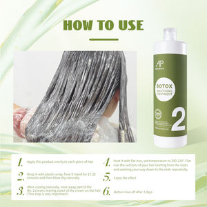 Tratamiento de Botox Capilar Alisador de Uso Profesional en Salón AP al por Mayor Proteína de Keratina Brasileña Orgánica Natural sin Formaldehído - Product Image 3