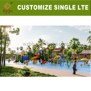 BAIHE Large Outdoor Water Park Equipment Plastic Children's <strong>Slides</strong> and Playgrounds for Home <strong>Swimming</strong> <strong>Pool</strong> Use - Product Image 2
