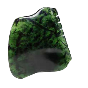 HZ personnalisé Gua Sha ensemble et huile <span class=keywords><strong>pour</strong></span> <span class=keywords><strong>le</strong></span> <span class=keywords><strong>visage</strong></span> <span class=keywords><strong>japonais</strong></span> avec masseur Guasha Jade néphrite or en acier inoxydable - Product Image 5