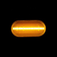 Marqueur latéral LED 2 pièces pour Renault Clio1 Clio2 Kangoo Laguna Megane Twingo Cear/objectif fumé