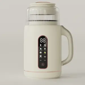 RANBEM pembuat susu kedelai 110volt 220volt kebisingan rendah 40oz Blender makanan dinding pembuat susu kacang dengan layar