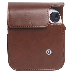 Offre Spéciale pour FUJIFILM <span class=keywords><strong>Instax</strong></span> <span class=keywords><strong>mini</strong></span> 12 étui en cuir sac photo complet avec bandoulière (marron) - Product Image 2