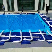 Liitong — saucière étanche bleue personnalisée, bâche pour réservoir de poisson et étang de piscine de 4000l