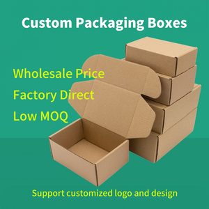 Miễn Phí Thiết Kế Tùy Chỉnh In Logo Gấp Giấy Sóng Đóng Gói Sinh Thái Thân Thiện Gửi Thư Vận Chuyển Hộp Hộp Carton - Product Image 6