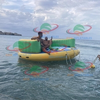 8 Personen Wassersport Spielzeug Crazy UFO Sofa Aufblasbares Aqua Speed Flying Boat Ski Tube Aufblasbares Schlepp boot
