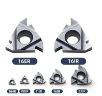 Plaquettes filetées en carbure 16ER 16IR A55 A60 G55 G60 AG55 AG60 LDA LDC pour tournage interne et externe sur tour CNC pour P.M.K