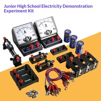 Equipo de Experimentos de Circuitos Eléctricos para Física de Secundaria, Juego Completo con Amperímetro y Voltímetro, Kit de Experimentos de Demostración Eléctrica