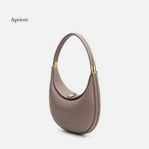 Sac à main mini tendance de haute qualité 2026 avec bandoulière en cuir pleine fleur demi-lune - Product Image 1