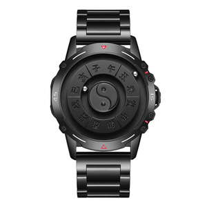 DOM 1737 Boule magnétique Création personnalisée Chic Sports Cool <span class=keywords><strong>Concept</strong></span> Bezel-less Fashion Design Montre homme Bracelet métal - Product Image 5