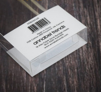 Boîte d'emballage en PVC personnalisée, boîte en plastique PP, boîte pliante en PET, boîte d'emballage universelle, idée