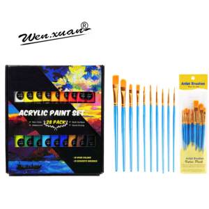 アクリル絵の具セット18色36mlアクリル絵の具10個入りアートサプライヤー - Product Image 2