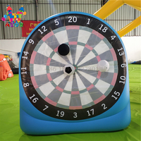 Jeu de fléchettes de football gonflable de 75 pouces pour sports d'intérieur, jeu de fléchettes de football gonflable, jeu de fléchettes de golf gonflable