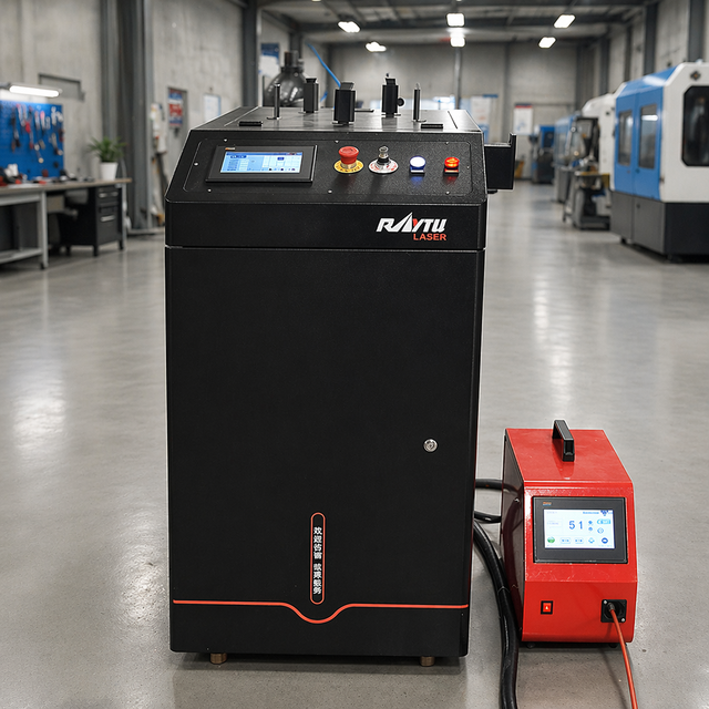 Raycus 4-1New Portable 1500W/2000W/3000W Auto Wire Feeder Cypcut Control System Multi-Beam Handheld Fiber Laser Welding Machine