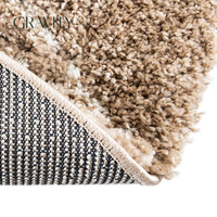 Tapis rond moderne et minimaliste en laine douce écologique à motif écossais pour table basse, chambre, salon et bureau – Collection 2026