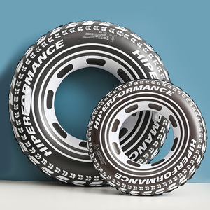 Children's Frog And Penguin Print Swimming <b>Ring</b> Thickened Inflatable Underarm Float For Babies Water Play - Product Image 2