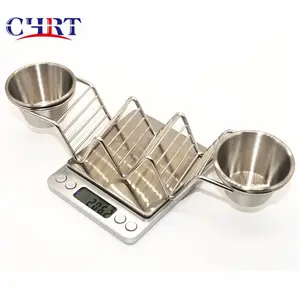 CHRT-soporte metálico elegante para comida de camión, bandeja, juego de carcasas, personalizado, de acero inoxidable, soporte para taco, venta al por mayor