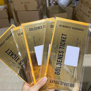 Carte de voeux surprise à gratter pour événement tombola Golden Ticket - Product Image 5