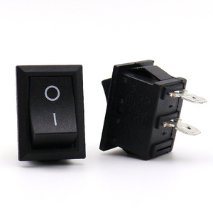 Interrupteur à bascule miniature rectangulaire KCD1-101 15*21MM en plastique ON-OFF 2 broches 6A 250VAC – Vente directe usine - Product Image 1