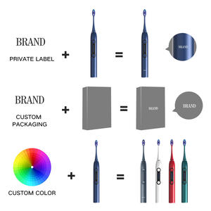 बेस्मैंड22 इलेक्ट्रिक टूथब्रश ipx7 वाटरप्रूफ चुंबकीय लेटेशन इलेक्ट्रॉनिक ब्रश मौखिक सफाई वयस्क सोनिक इलेक्ट्रिक टूथब्रश - Product Image 5