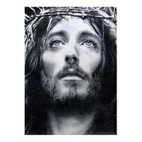 Peinture diamant 5D DIY, image de Jésus-Christ, peinture murale, strass carrés complets, portrait ASF782