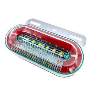 Luces LED de 12V / 24V para coche, indicador de señal externo, luz trasera de advertencia, 3 modos, remolque, camión