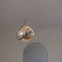 Lampe suspendue design moderne et simple, style nordique danois Bauhaus, pour B&B, salle à manger, bar, chambre à coucher, chevet, lustre pour plafond haut