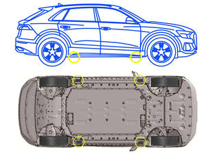 Bloc en caoutchouc LQ1013014 pour élévateurs à ciseaux et bloc de surélévation pour élévateur de <span class=keywords><strong>voiture</strong></span> portable - Product Image 5