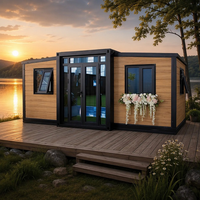 Maison miniature de luxe de 10 pieds, préfabriquée, avec une chambre et une salle de bain, villa résidentielle mobile personnalisée, maison conteneur extensible