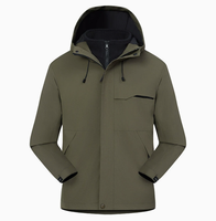 Nouvelle veste de safari unisexe coupe-vent et imperméable 2027, 100 % polyester, motif uni, manteau décontracté