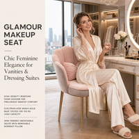 Chaise de maquillage professionnelle simple, style moderne et luxueux, mobilier de haute qualité pour salon et chambre à coucher