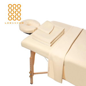 Vente en gros d'usine Ensemble de draps de table de massage en microfibre doux faciles à nettoyer Ensemble de 3 pièces en vrac - Product Image 4