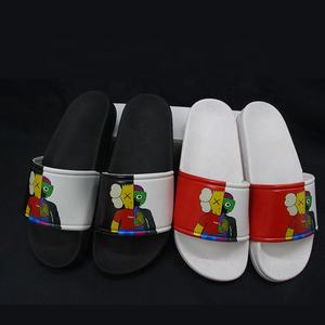 Sandales avec logo personnalisé femmes et hommes, chaussures de diapositives en PVC, sandales OEM, vente en gros, 2020 - Product Image 5