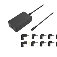 Adaptateur chargeur pour ordinateur portable, très vendu, compatible avec la plupart des ordinateurs portables, 8 connecteurs, adaptateur secteur 65W Gan